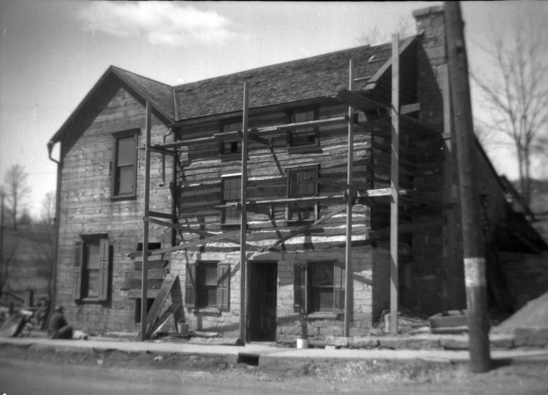 Polperro - during restoration